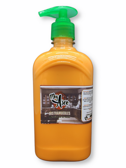 Lustramuebles Megaseo 500 ml Naranja Dispensador