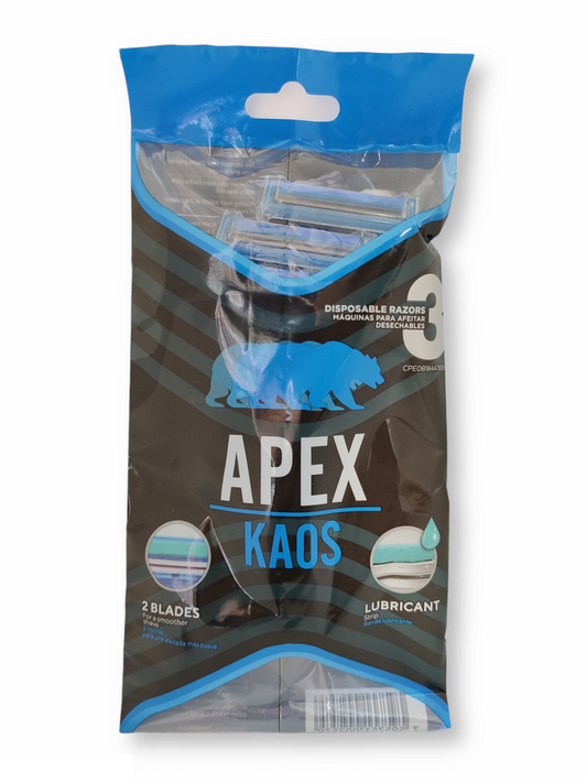 Cuchilla Afeitar Apex 2 Hojas 3 Unidades Men Oferta