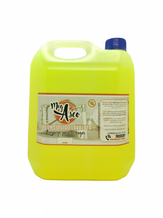 Lavaloza Liquido Megaseo 4000 ml Limon