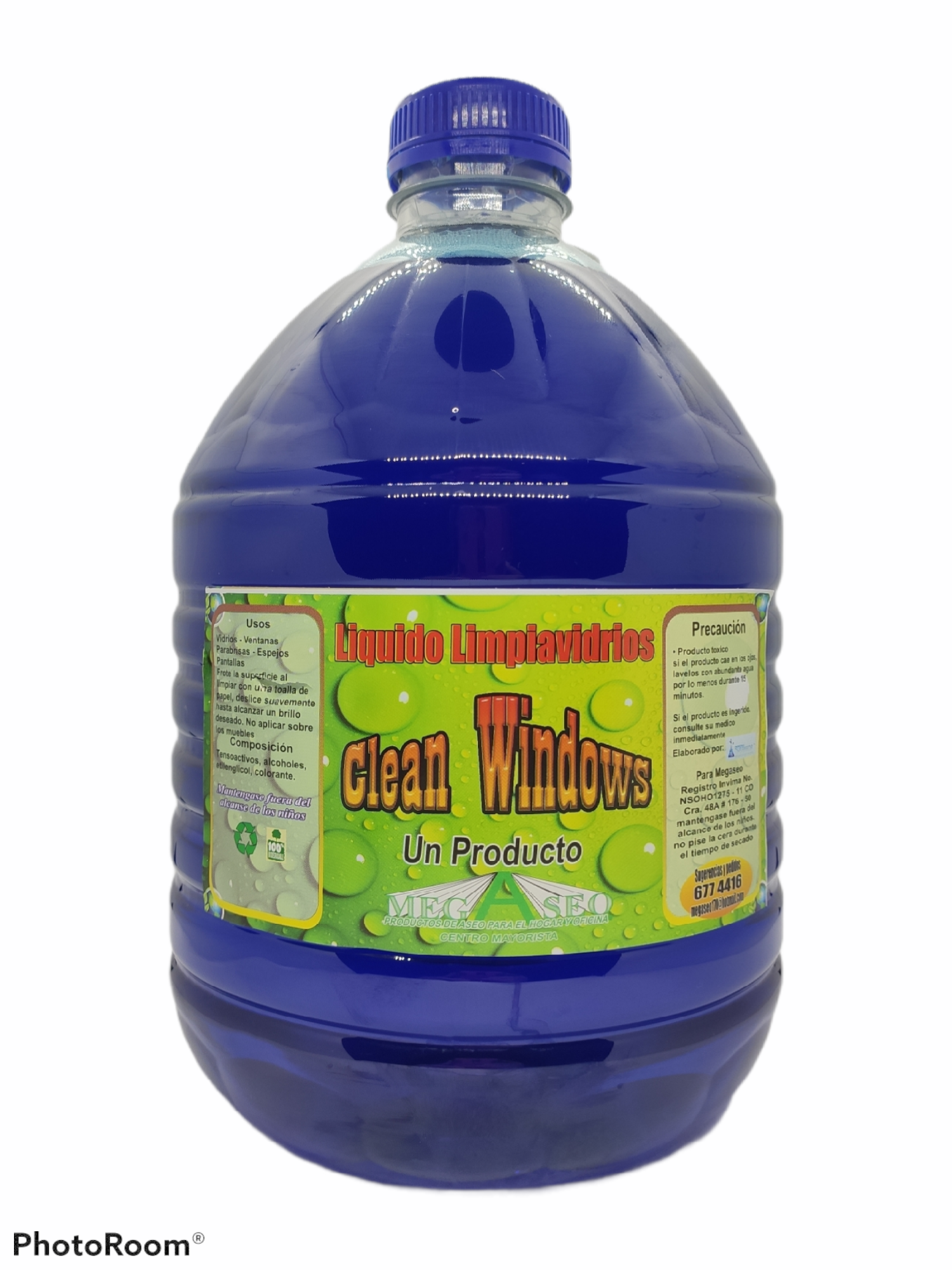 Limpiavidrios Megaseo 4000 ml