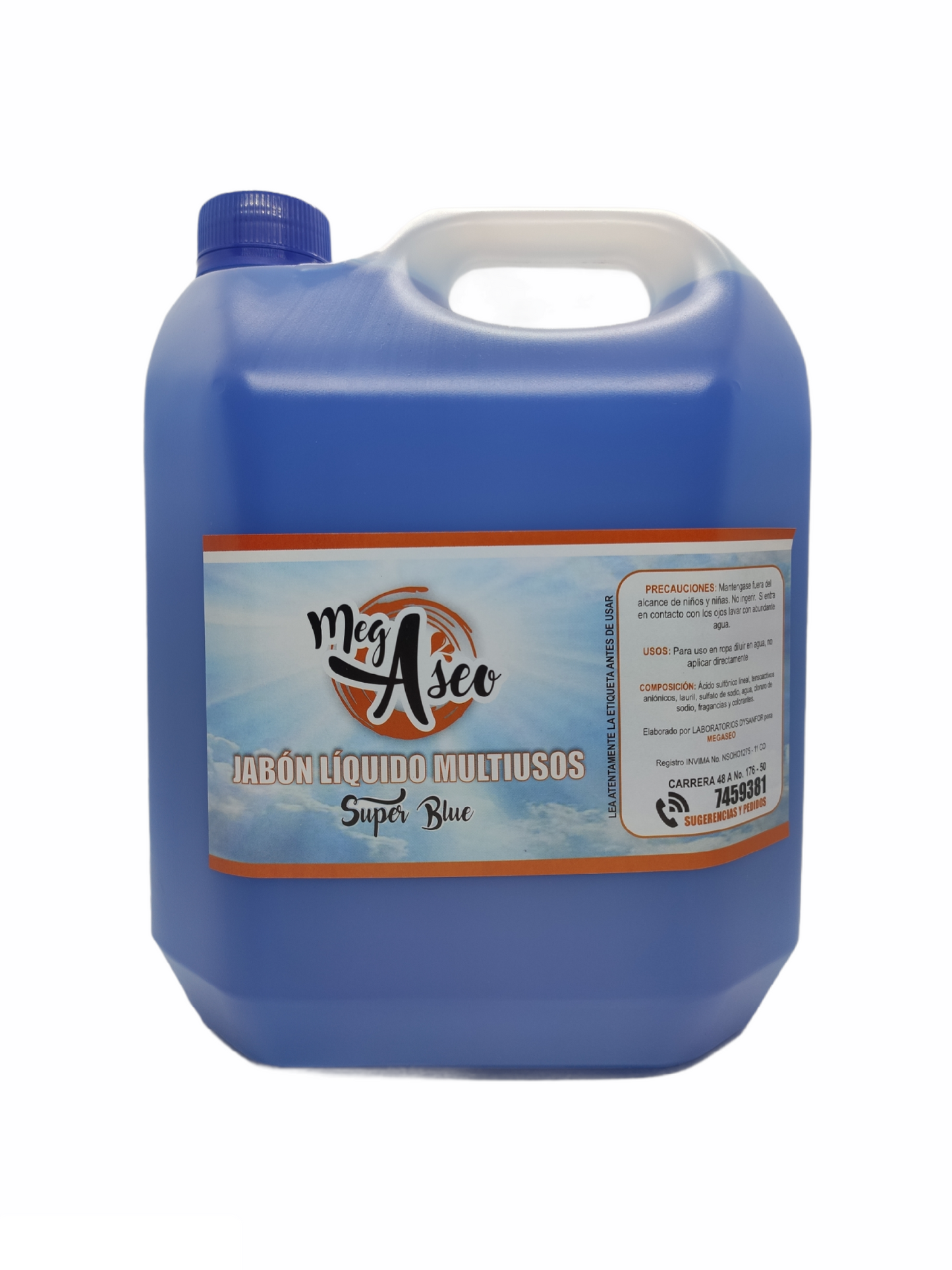 Detergente Liquido Tipo Rey Megaseo 4000 ml