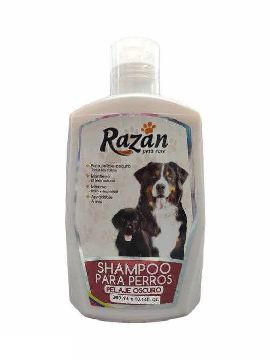 Shampoo Mascotas Razan Pelaje Oscuro 300 ml