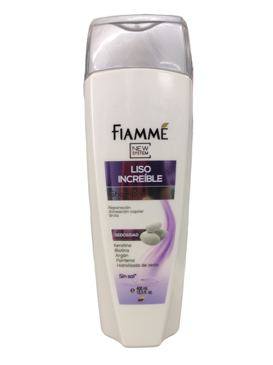 Shampoo Fiamme 400 ml Liso Increible