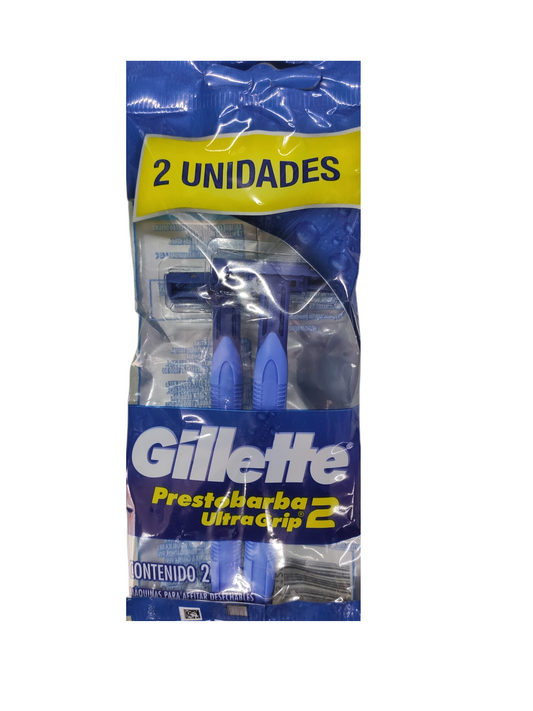 Cuchilla Afeitar Gillette Prestobarba 2 Ultragrip 2 Unidades