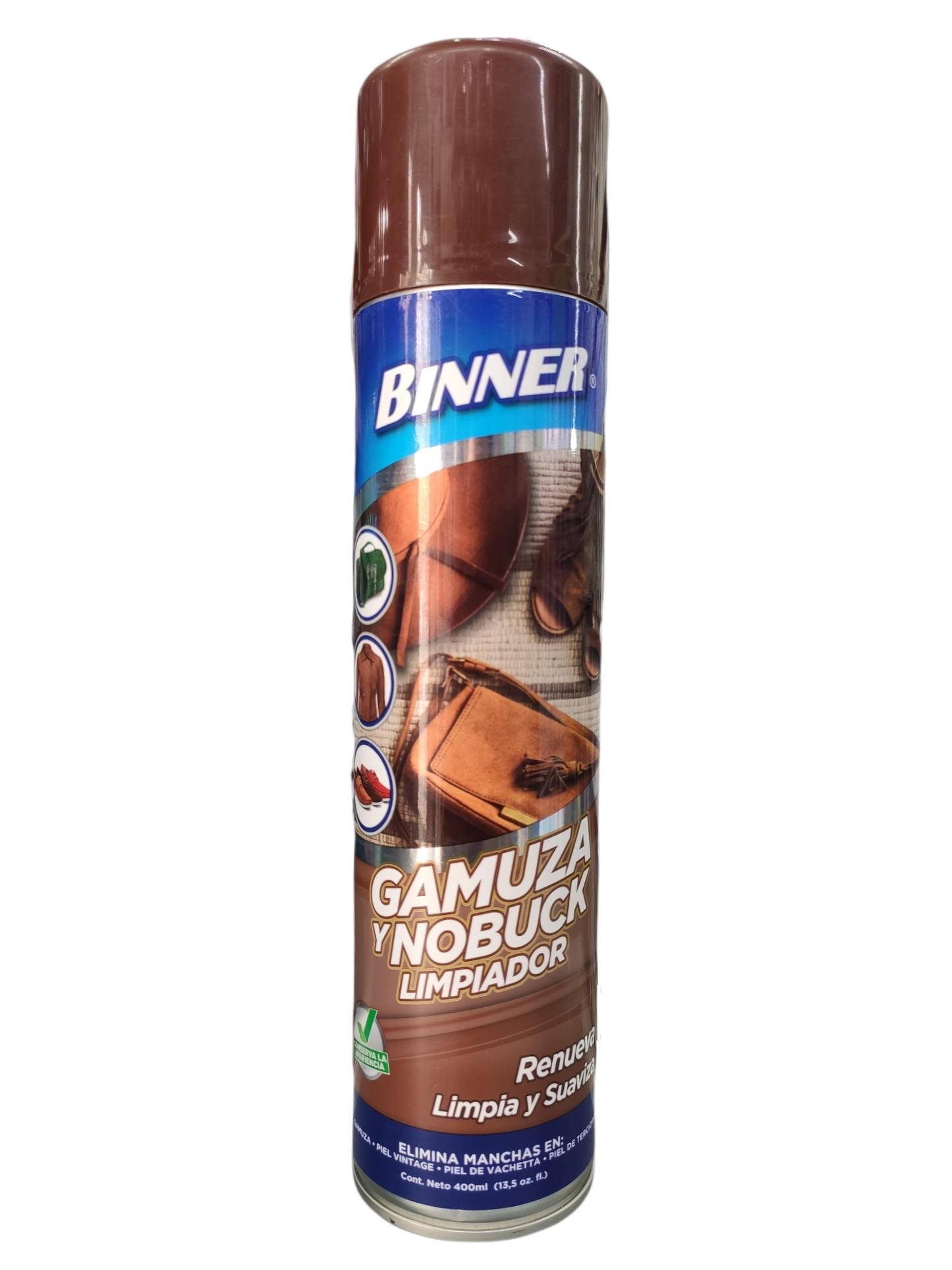 Limpiador Gamuza Y Nobuck Binner 400 ml Aerosol