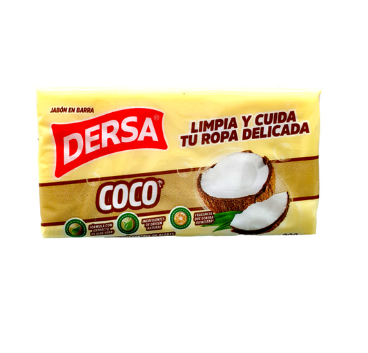 Jabon Barra Dersa Coco 200 gr