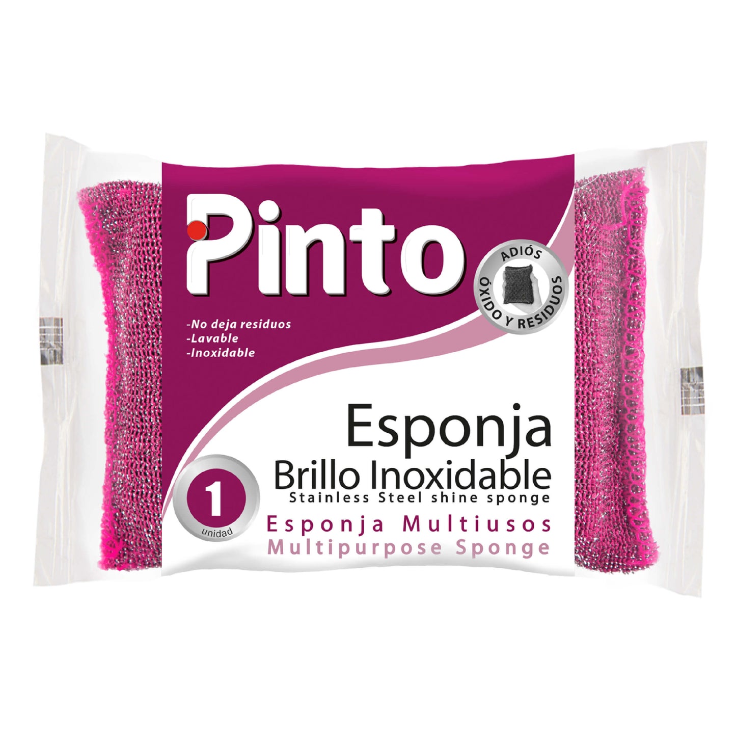 Esponja Pinto Ollas y Brillo Inoxidable