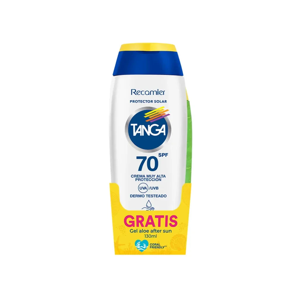 Protector Solar Tanga SPF 70 220 gr + Gel Refrescante 130 gr Oferta