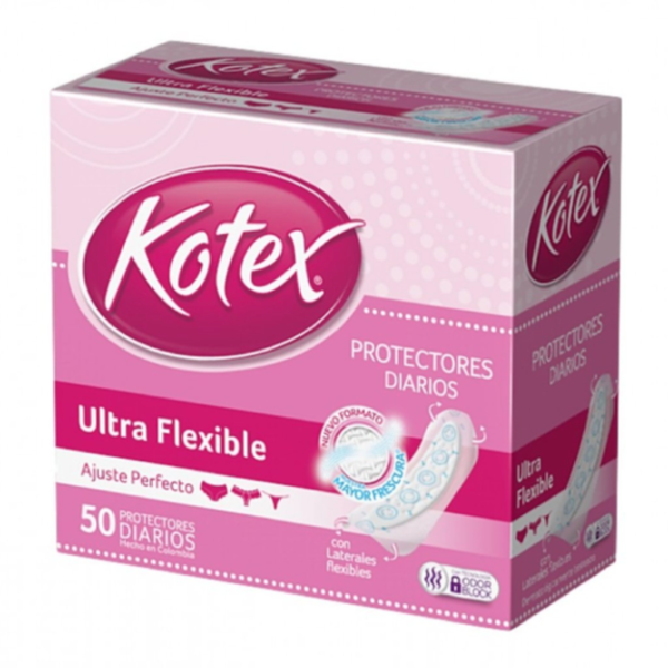 Protectores Higienicos Kotex Ultra Flexible 50 Unidades