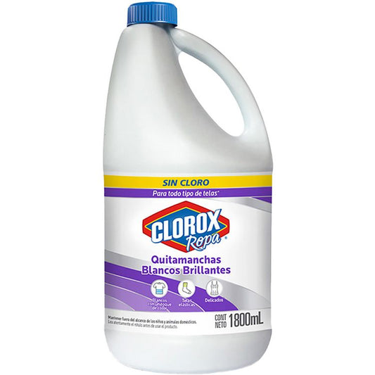 Quitamanchas Clorox Blancos Brillantes 1800 ml