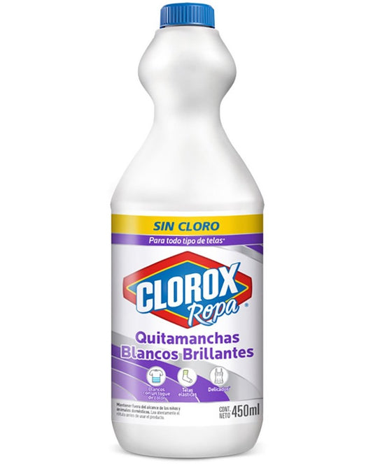 Quitamanchas Clorox Blancos Brillantes 450 ml