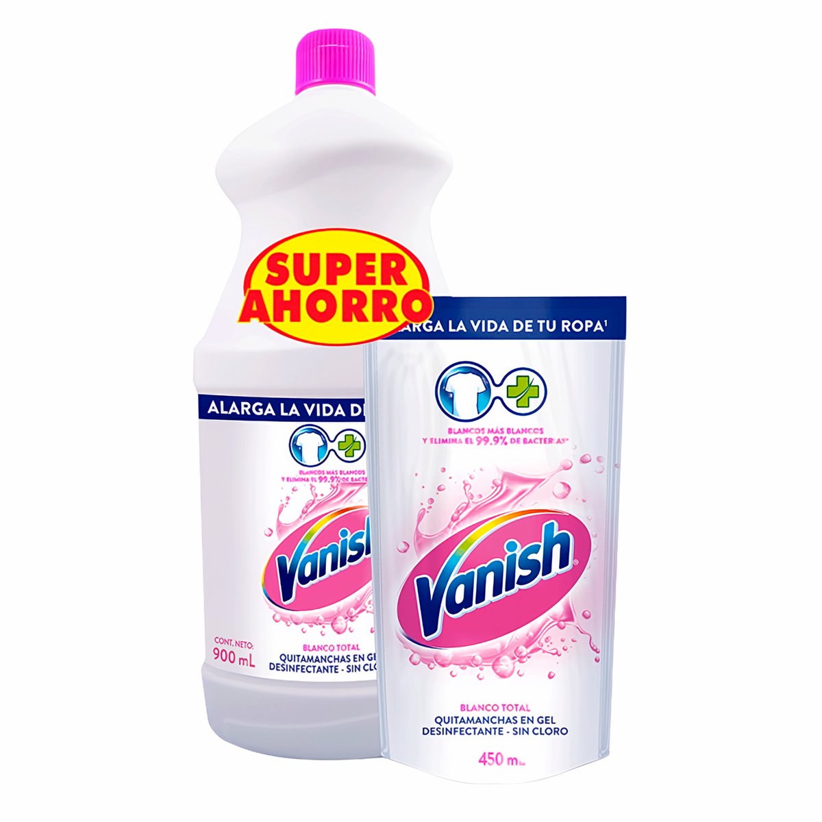 Quitamanchas Vanish Liquido 900 + 450 ml Blanco Oferta