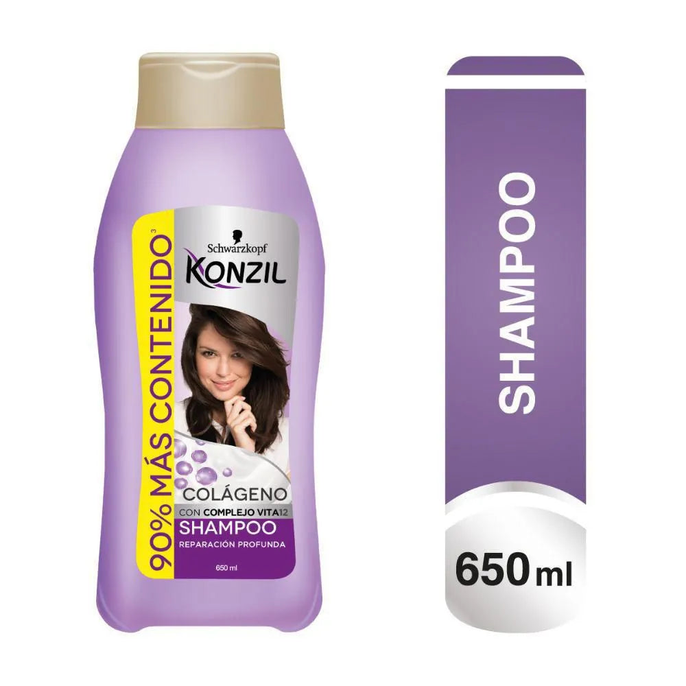 Shampoo Konzil 650 ml Colageno