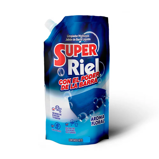 Detergente Liquido Super Riel 500 ml Floral