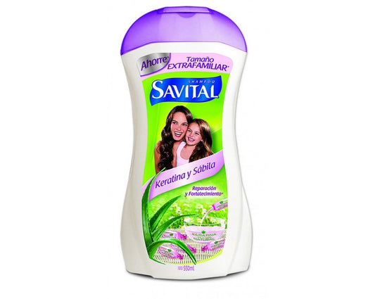 Shampo Savital 550 ml Keratina