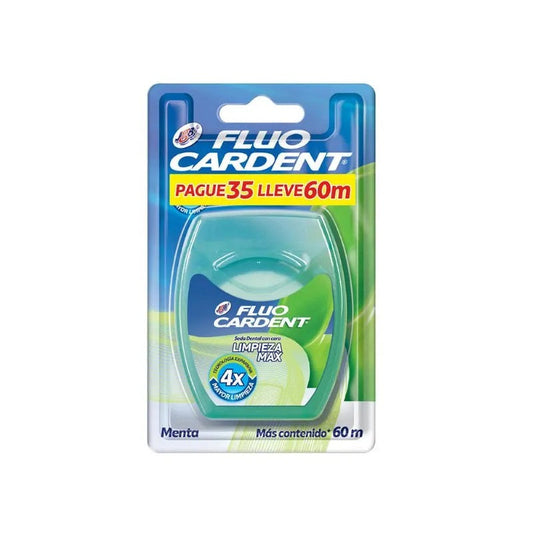 Seda Dental Fluocardent 60 Metros Limpieza Max