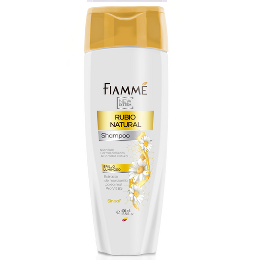 Shampoo Fiamme 400 ml Rubio Natural