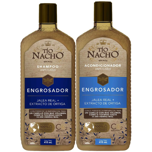 Shampoo Tio Nacho + Acondicionador 415 ml Engrosador Oferta