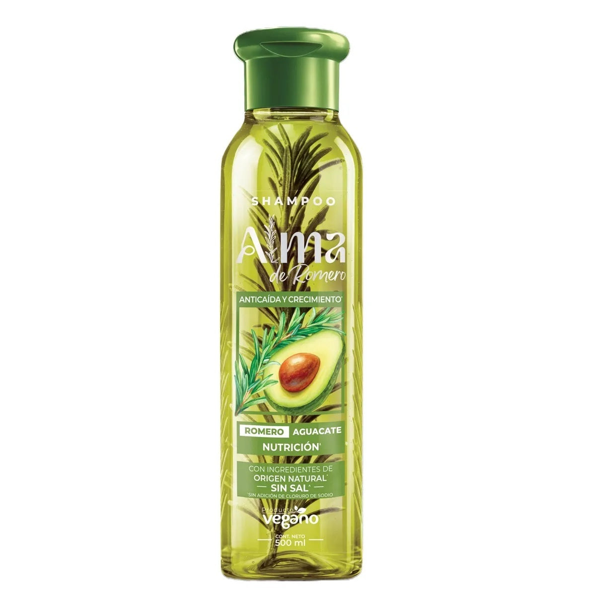 Shampoo Alma de Romero Aguacate 500 ml Nutricion