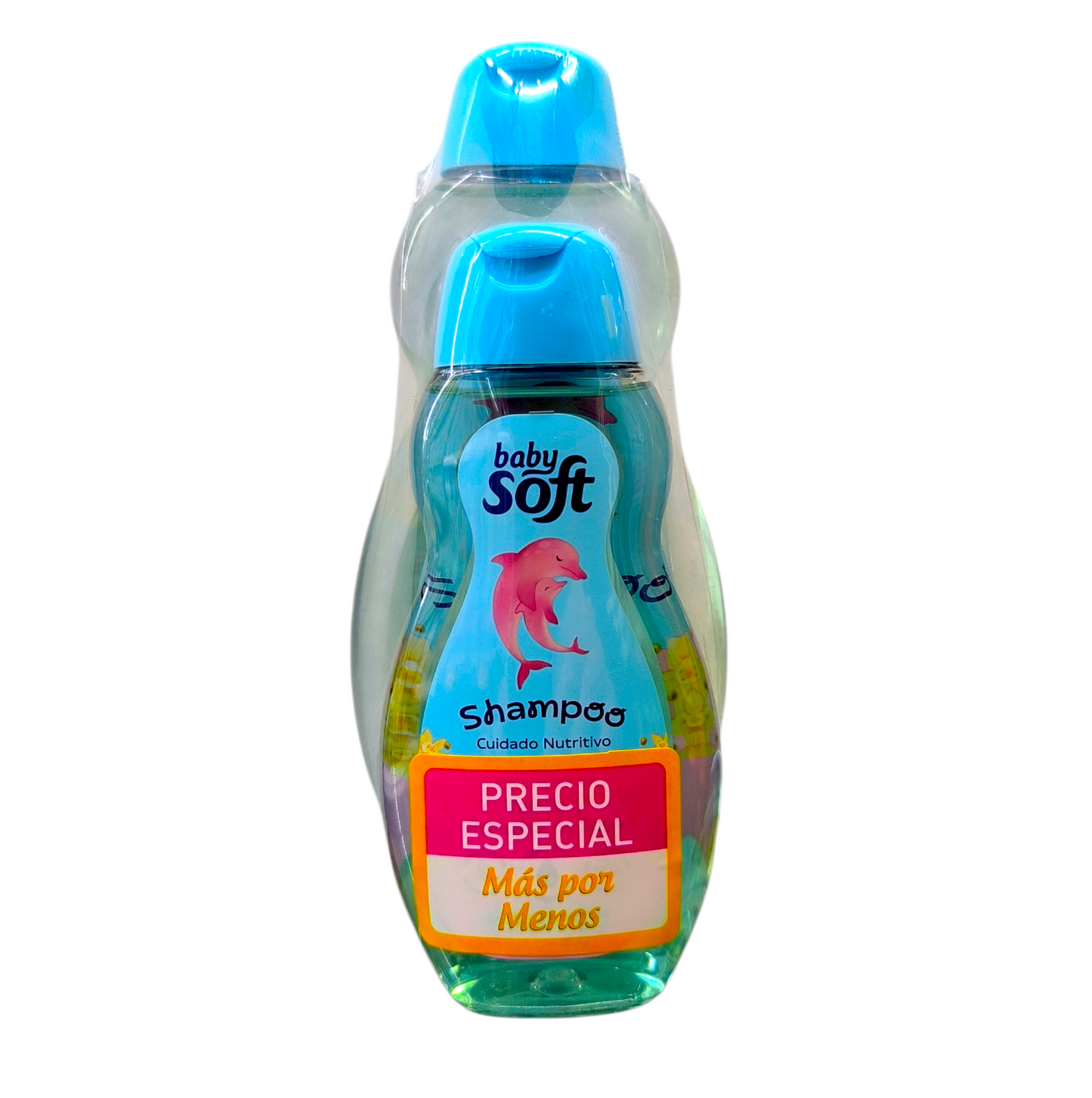 Shampoo Baby Soft 400 ml + 200 ml Cuidado Nutritivo 2 Unidades