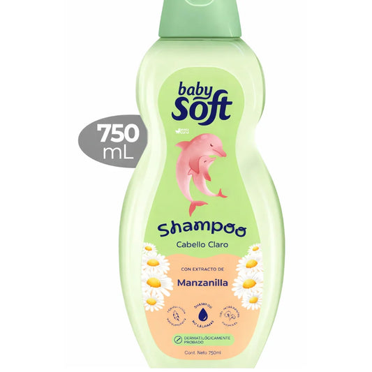 Shampoo Baby Soft 750 ml Cabello Claro