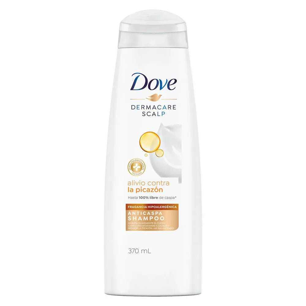 Shampoo Dove 370 ml Anticaspa Alivio Picazon