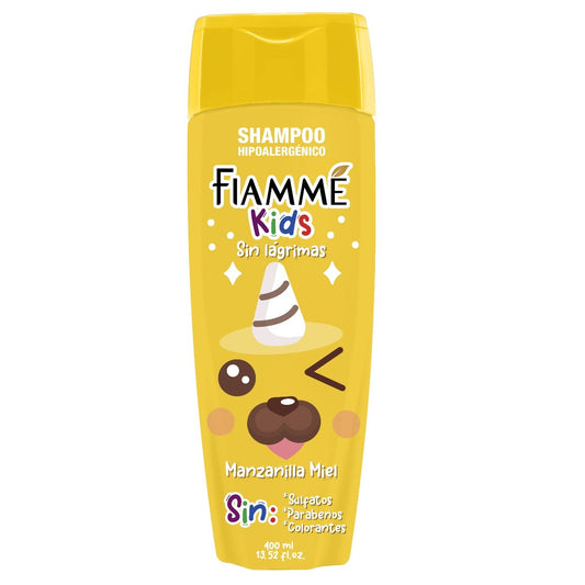 Shampoo Fiamme Kids Hipoalegenico 400 ml Manzanilla y Miel