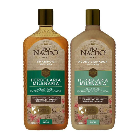 Shampoo Tio Nacho + Acondicionador 415 ml Herbolaria Oferta