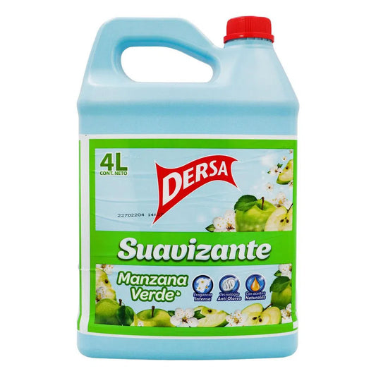 Suavizante Dersa 4000 ml Manzana Verde