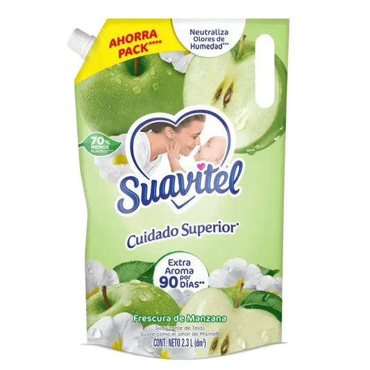 Suavizante Suavitel 2300 ml Doypack Frescura De Manzana