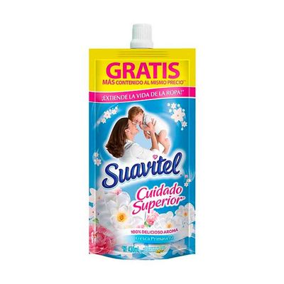 Suavizante Suavitel 430 ml Doypack Fresca Primavera