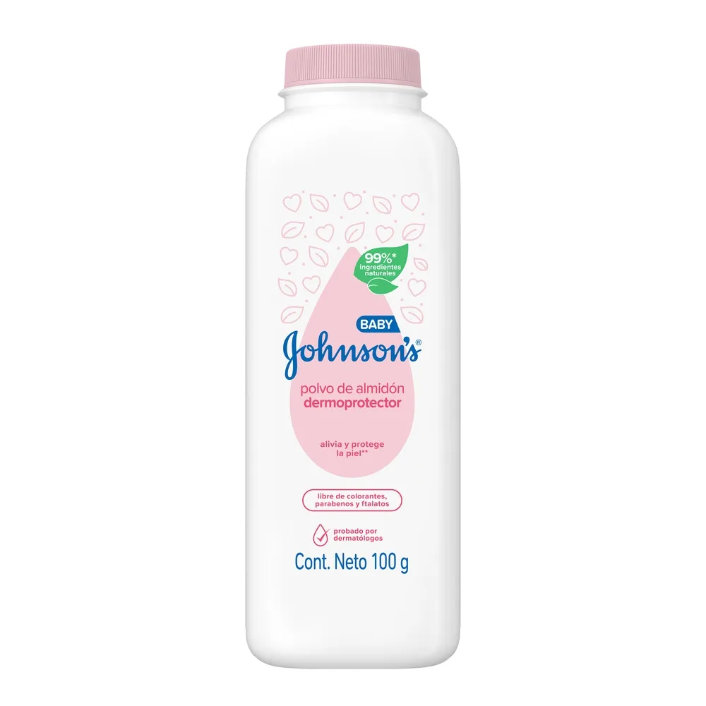 Talco Johnsons Baby 100 gr Polvo De Almidon Dermoprotector