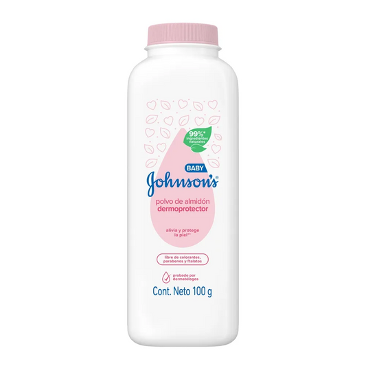 Talco Johnsons Baby 100 gr Polvo De Almidon Dermoprotector