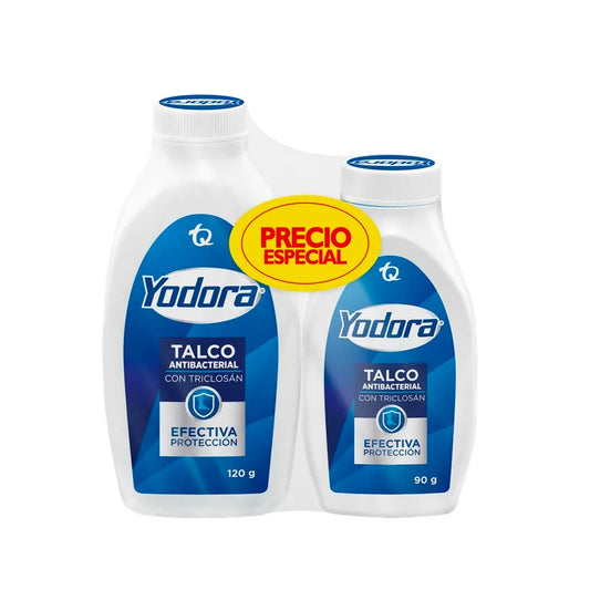 Talco Yodora 120 gr + 90 gr Oferta