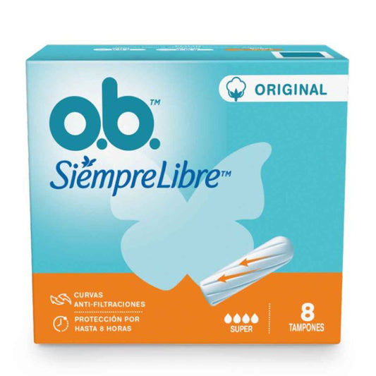 Tampon OB 8 Unidades Super