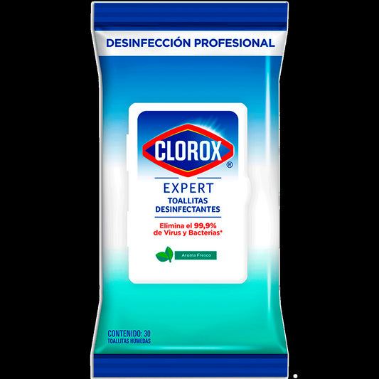 Toallas Desinfectantes Clorox 30 Unidades Repuesto Fresco