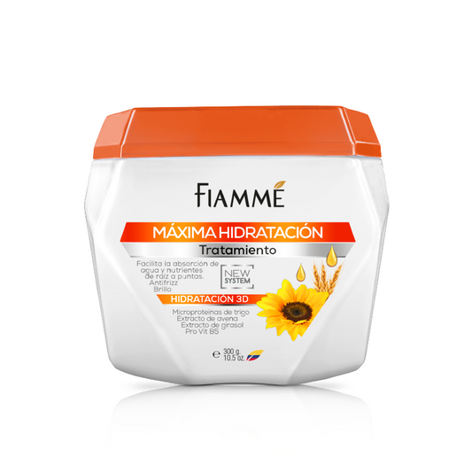 Tratamiento Capilar Fiamme 300 gr Maxima Hidratacion