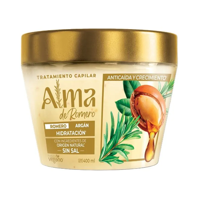 Tratamiento Alma de Romero Argan 400 ml Hidratacion