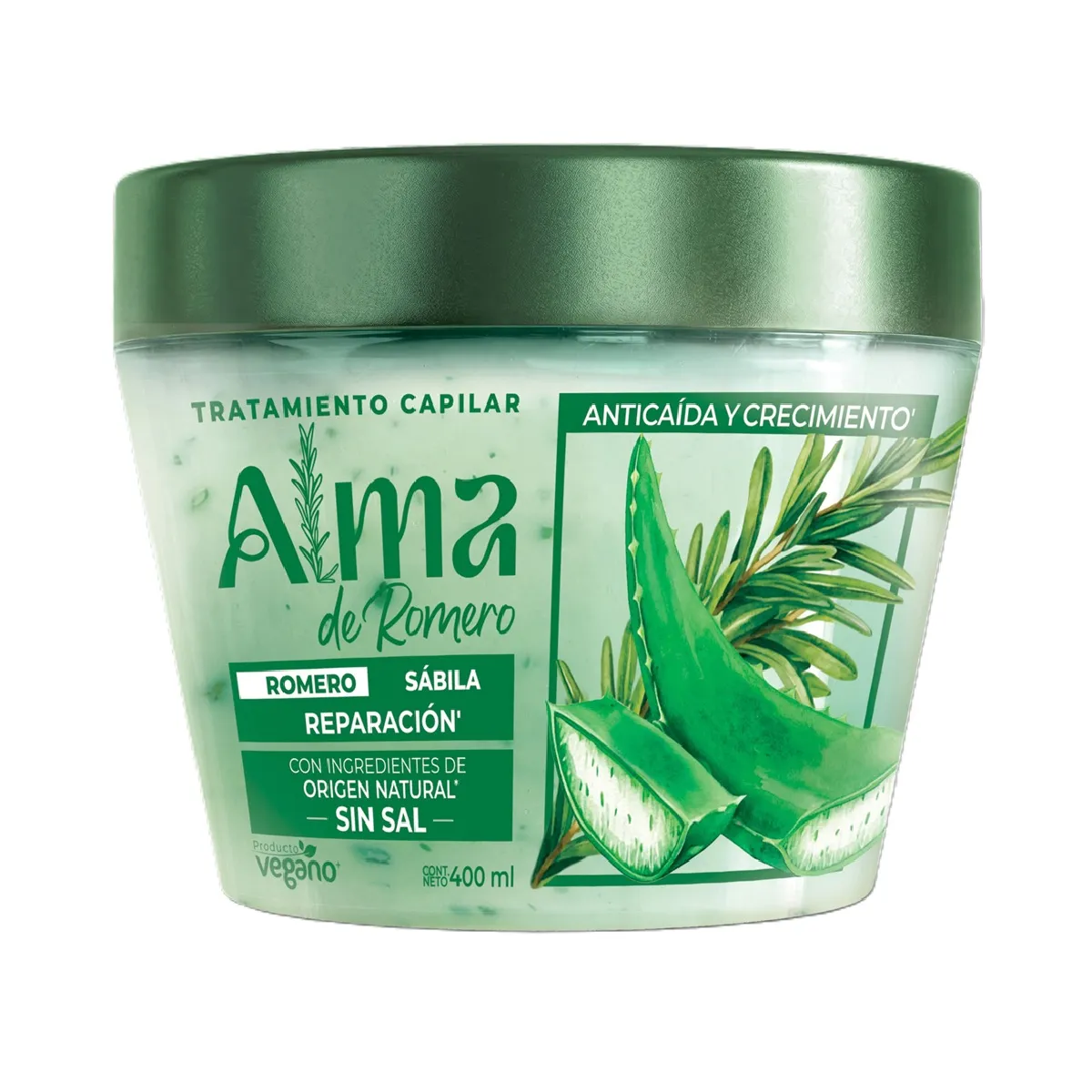 Tratamiento Alma de Romero Sabila 400 ml Reparacion