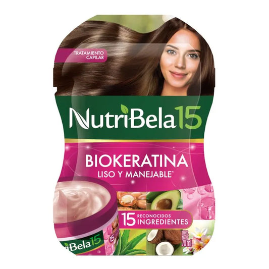 Tratamiento Capilar Nutribela 27 ml Biokeratina
