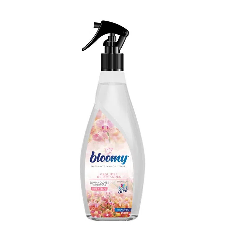 Perfume Para Telas Bloomy 250 ml Orquidea De Los Andes