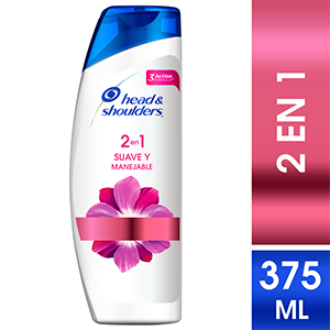 Shampoo Head and Shoulders Suave y Manejable 375 ml