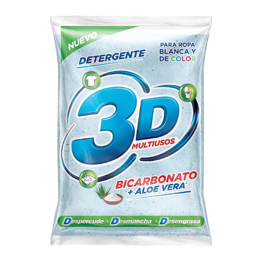 Detergente 3D 1000 Gr Aloe Vera