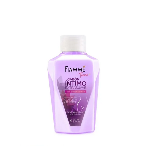 Jabon Intimo Fiamme 400 ml Extrasuave Teens