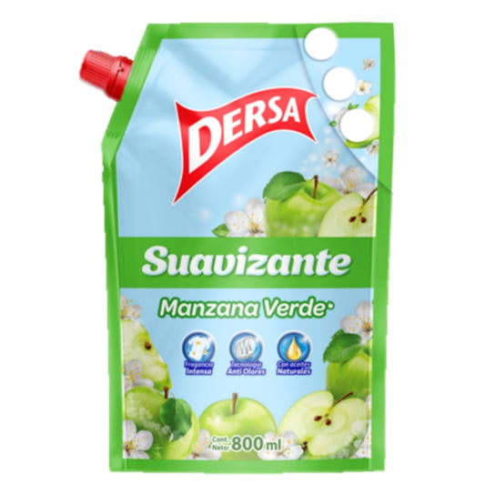 Suavizante Dersa 800 ml Manzana Verde