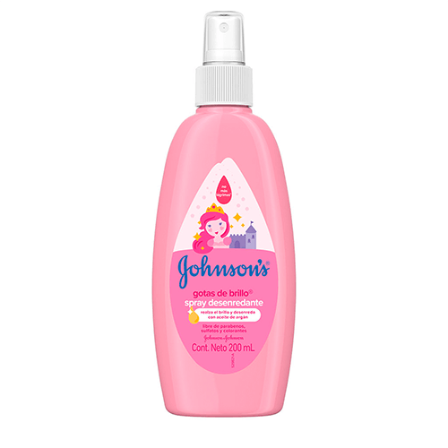 Spray Para Peinar Johnsons 200ml Gotas De Brillo