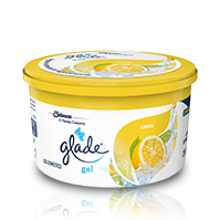 Ambientador Glade Gel 70gr Lemon