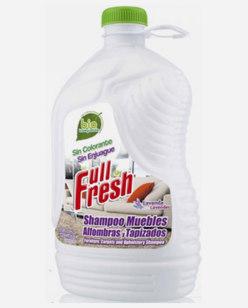 Shampoo Full Fresh Alfombras y Tapizados Libre De Enjuague 3785 ml