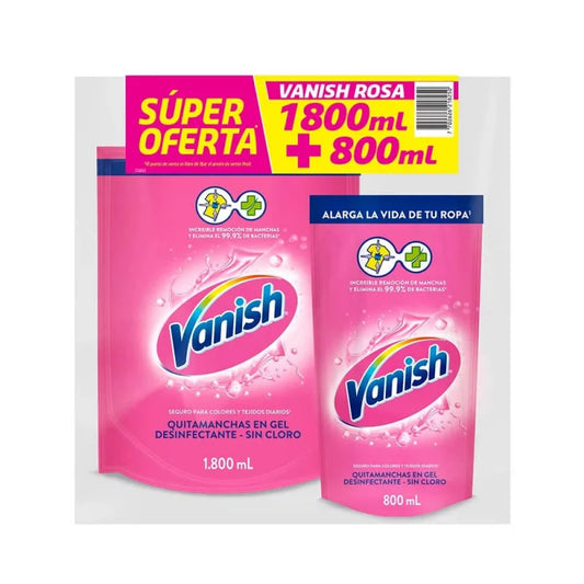 Quitamanchas Vanish Liquido 1800 + 800 ml Color Oferta